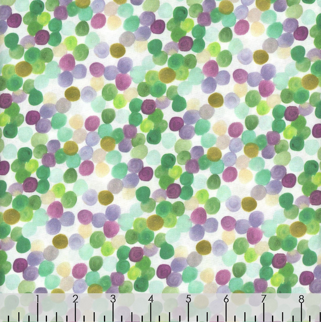 Dear Stella Mardi Gras Sequins 100% Cotton Sold by the Yard