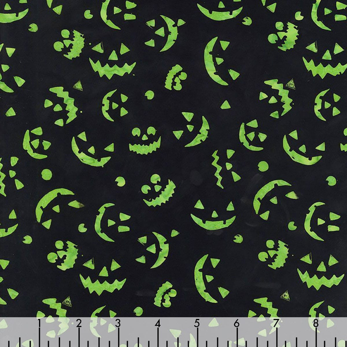 Timeless Treasures Halloween Tonga Batiks Spooky Pumpkin Smiles 100% Cotton Price per Yard
