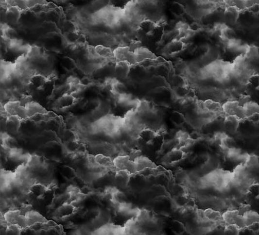 Timeless Treasures Halloween Wicked Dark Clouds Sky 100% Cotton Fabric Price per Yard