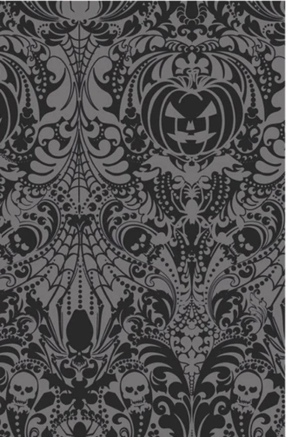 Freckle + Lollie Halloween Spell on You Damask 100% Cotton Price per Yard