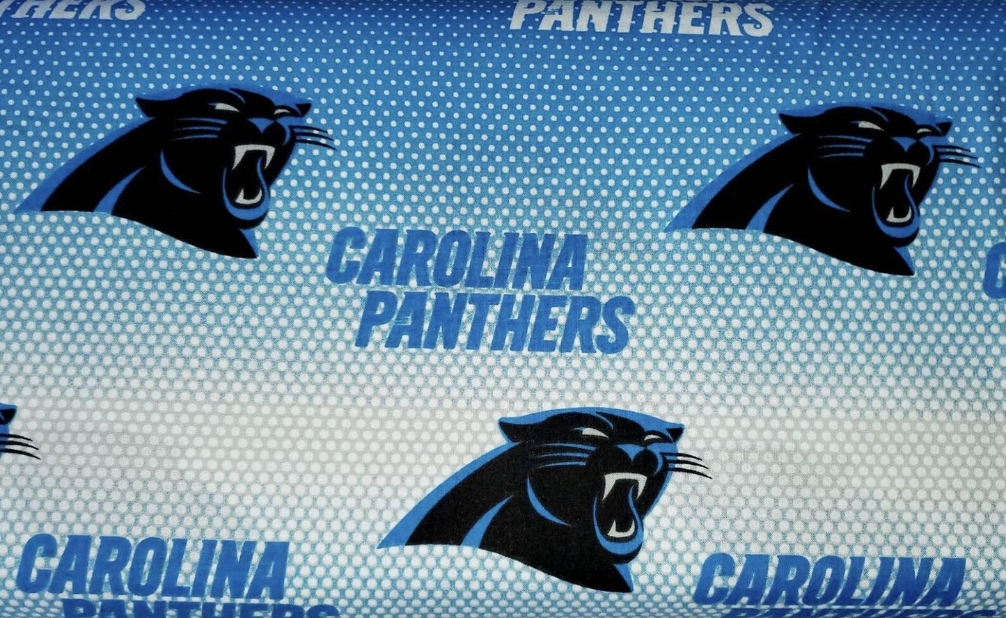 Carolina Panthers Fade 60 Inch Wide 100% Cotton By the Yard