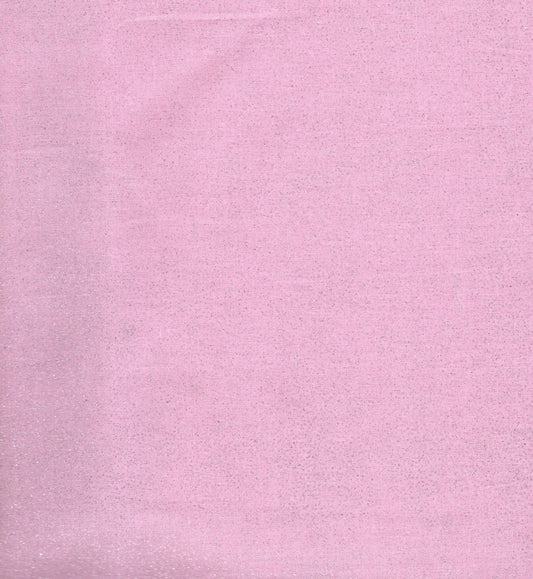 Blender Pink with Silver Glitter 100% Cotton Fabric Price per Yard