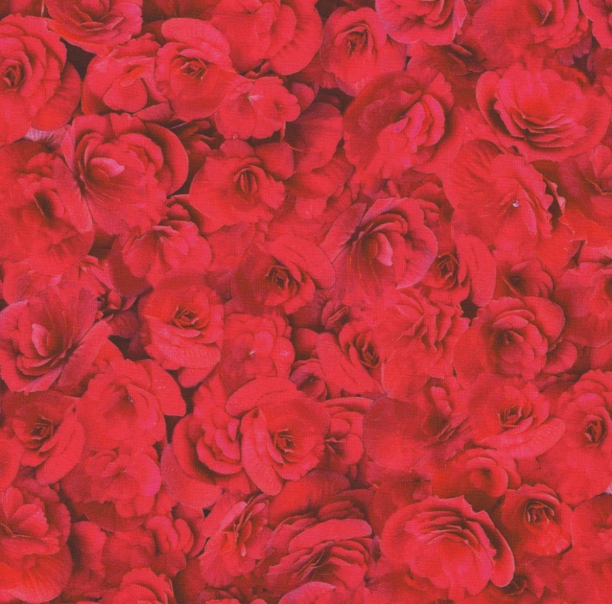 Christmas 7 Piece Fat Quarter Set 18" x 21" Hand Picked Christmas Collection Red Precut