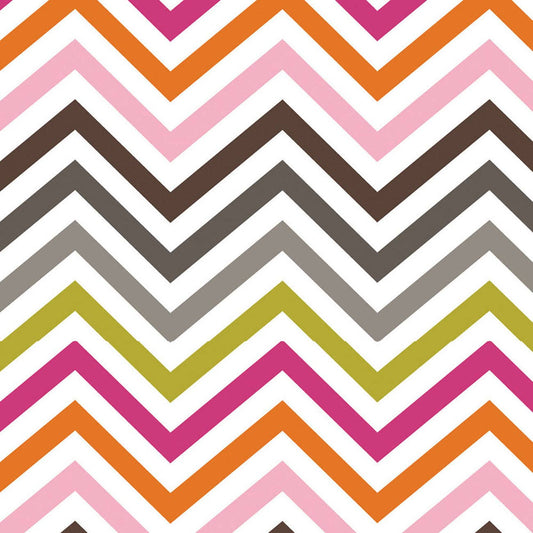 45 x 36 Zigzag 100% Cotton Fabric All Over Print