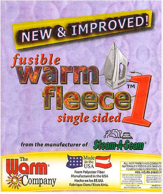 36 x 45 Single Sided Fusible Fleece Batting New and Improved